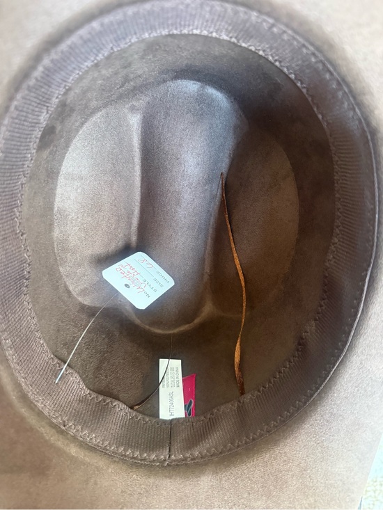 Brown Feathered Cowboy Hat with Silver Concho Band wanted main image 6